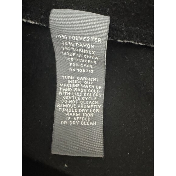 Sharangano Black & White Textured Knit Shift Dress Bell Sleeves Size 24W 3X Plus - Picture 7 of 8